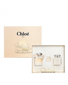 Chloé Fleur de Parfum de Chloé Coffret Perfume Feminino oferta Loção + Spray Mini 75+100+5.5ml