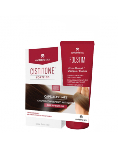 Cistitone Forte BD Kit Anti-Queda Fortificante Kit Cápsulas + Shampoo