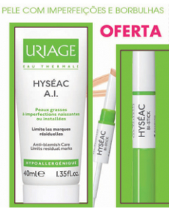 Uriage Hyséac A.I. oferta BI-Stick. Pack 40ml+3ml