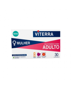 Viterra Mulher Comprimidos Suplemento Multivitamínico para Adulto 30unid.
