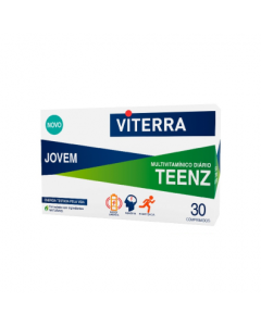 Viterra Teenz Comprimidos Suplemento Multivitamínico para Jovem 30unid.