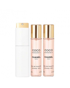 Coco Mademoiselle Woman de Chanel Twist & Spray Eau de Toilette Feminino 3x20ml