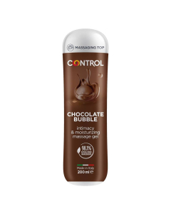 Control Chocolate Bubble Gel de Massagem Aroma Chocolate 200ml