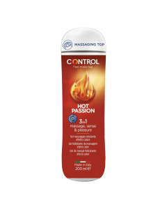 Control Hot Passion Gel de Massagem Hidratante Efeito Calor 200ml