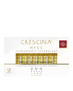 Crescina HFSC Transdermic 200 Mulher Ampolas Estimulantes 20unid.