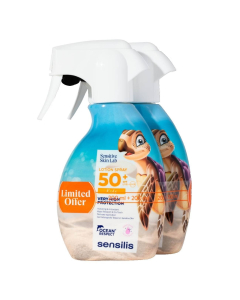 Sensilis Duo Pediatrics Lotion Spray SPF50+ 2x200ml 