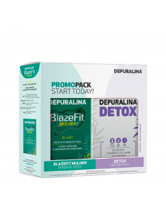 Depuralina Pack Blazefit 60 Cápsulas + 10 Detox Sticks
