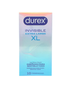 Durex Invisible XL Preservativos 10unid.