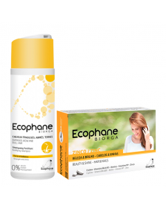 Ecophane Cabelo e Unhas Pack Comprimidos Oferta Shampoo Fortificante