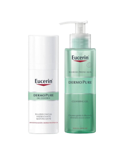Eucerin Dermopure Pack Fluido Matificante + Gel Limpeza