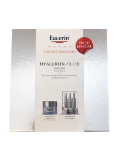 Eucerin Hyaluron-Filler Pack Creme Rico Dia FPS15 + Concentrado 50+6x5ml