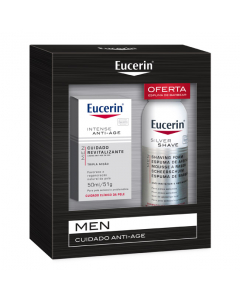 Eucerin Men Coffret Cuidado Hidratante + Espuma de Barbear