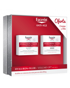 Eucerin Hyaluron Filler + Volume Lift Pack Creme Dia Rico + Creme Noite