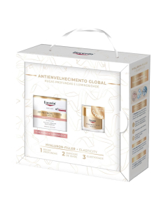 Eucerin Hyaluron-Filler Elasticity Rose Coffret Antienvelhecimento e Luminosidade
