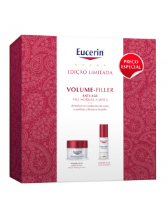 Eucerin Volume-Filler Redensificante Pack Creme Dia Rico + Concentrado 50+30ml