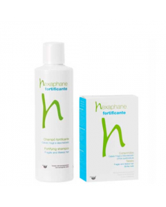 Hexaphane Fortificante Pack Cápsulas oferta Shampoo 60unid.+250ml