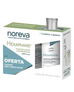 Hexaphane Kit Fortificante Comprimidos + Shampoo Seborregulador