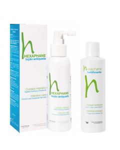 Hexaphane Pack Loção Antiqueda Oferta Shampoo Fortificante 100+250ml
