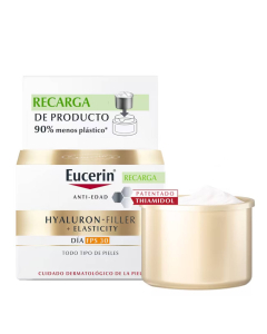 Eucerin Hyaluron-Filler + Elasticity Creme de Dia FPS30 Recarga 50ml