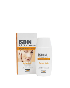 Isdin FotoUltra 100 Active Unify Fluido Sem Cor SPF50+ 50ml