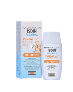 Isdin Fotoprotector Fusion Fluid Mineral Baby Pediatrics SPF50+ Fluido Solar 50ml