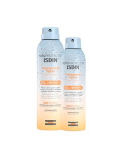 Isdin Fotoprotector Pack Wet Skin FPS50+ Spray Transparente