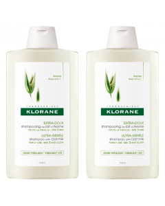 Klorane Leite de Aveia Bio Duo Shampoo 2x400ml