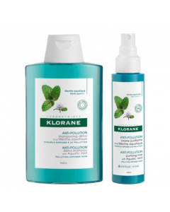 Klorane Menta Aquática Kit Shampoo + Spray