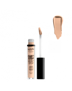 NYX Can't Stop Won't Stop Contour Concealer Corretor Cor Light Ivory 3.5ml