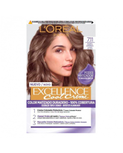 L'Oréal Excellence Cool Creme Coloração Permanente Cor 7.11 Louro Gelado