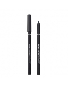 L'Oréal Infaillible Gel Crayon Lápis Delineador de Olhos Cremoso Cor 01 Black