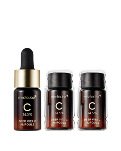 Medicube Deep Vita C 14.5% Sérum Iluminador Antimanchas em Ampolas 3unid.