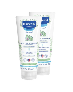 Mustela Bebé Gel 2 em 1 Corpo e Cabelo Pack 2x200ml