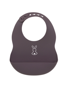 Nattou Babete de Silicone Ajustável Beringela 6m+