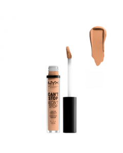 NYX Can't Stop Won't Stop Contour Concealer Corretor Cor Natural 3.5ml