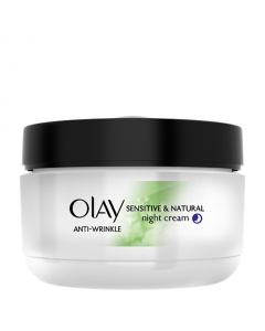 Olay Anti-Wrinkle Sensitive & Natural Creme de Noite Anti-Rugas 50ml