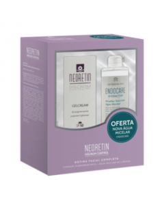 Neoretin Discrom SPF50 Kit Gel-Creme oferta Água Micelar