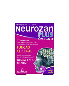 Neurozan Plus Ómega-3 Cápsulas e Comprimidos 28+28unid.