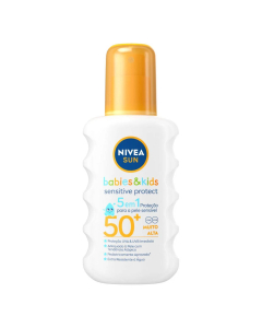 Nivea Sun Babies & Kids Sensitive Protect Protetor Solar em Spray FPS50+ 200ml