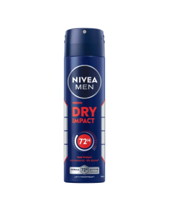Nivea Men Dry Impact Desodorizante Spray Sem Álcool 150ml