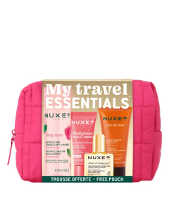 Nuxe Essenciais de Viagem Coffret Água Micelar 50ml + Gel-Creme 15ml + Óleo 10ml + Gel de Limpeza 30ml + Oferta de Bolsa