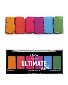 NYX Ultimate Edit Petit Shadow Paleta de Sombras Tons Brights 6x1,2 gr