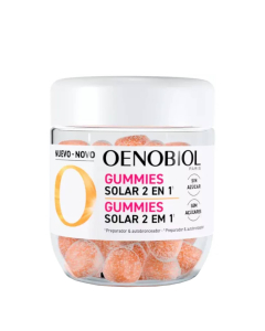 Oenobiol Gummies Solar 2 em 1 Gomas Autobronzeadoras 60unid.