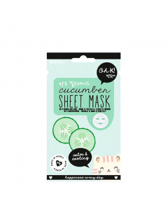 Oh K Sheet Face Mask Cucumber Máscara Calmante e Refrescante 20ml