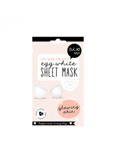 Oh K Sheet Face Mask Egg White Máscara Iluminadora 20ml