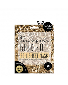 Oh K Gold Foil Sheet Mask Máscara Iluminadora 20ml