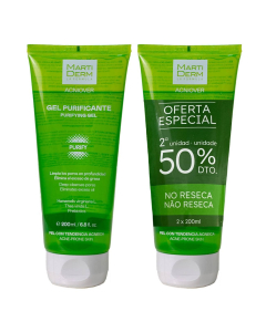 Martiderm Acniover Pack Gel de Limpeza Purificante 2x200ml