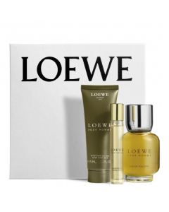 Loewe Pour Homme Eau de Toilette de Loewe Coffret Perfume Masculino 100+75+15ml