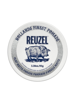 Reuzel Clay Matte Pomade Pomada de Fixação Média