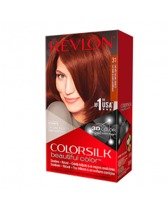 Revlon Colorsilk Coloração Permanente 31 Castanho Escuro Acobreado